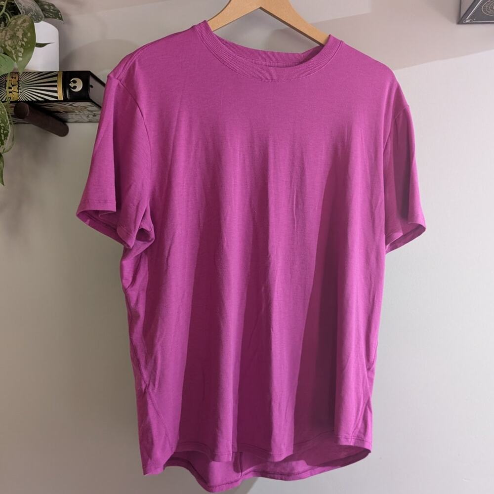 Nike One Relaxed Dri-FIT Training T Shirt Fuchsia Pink Women's S